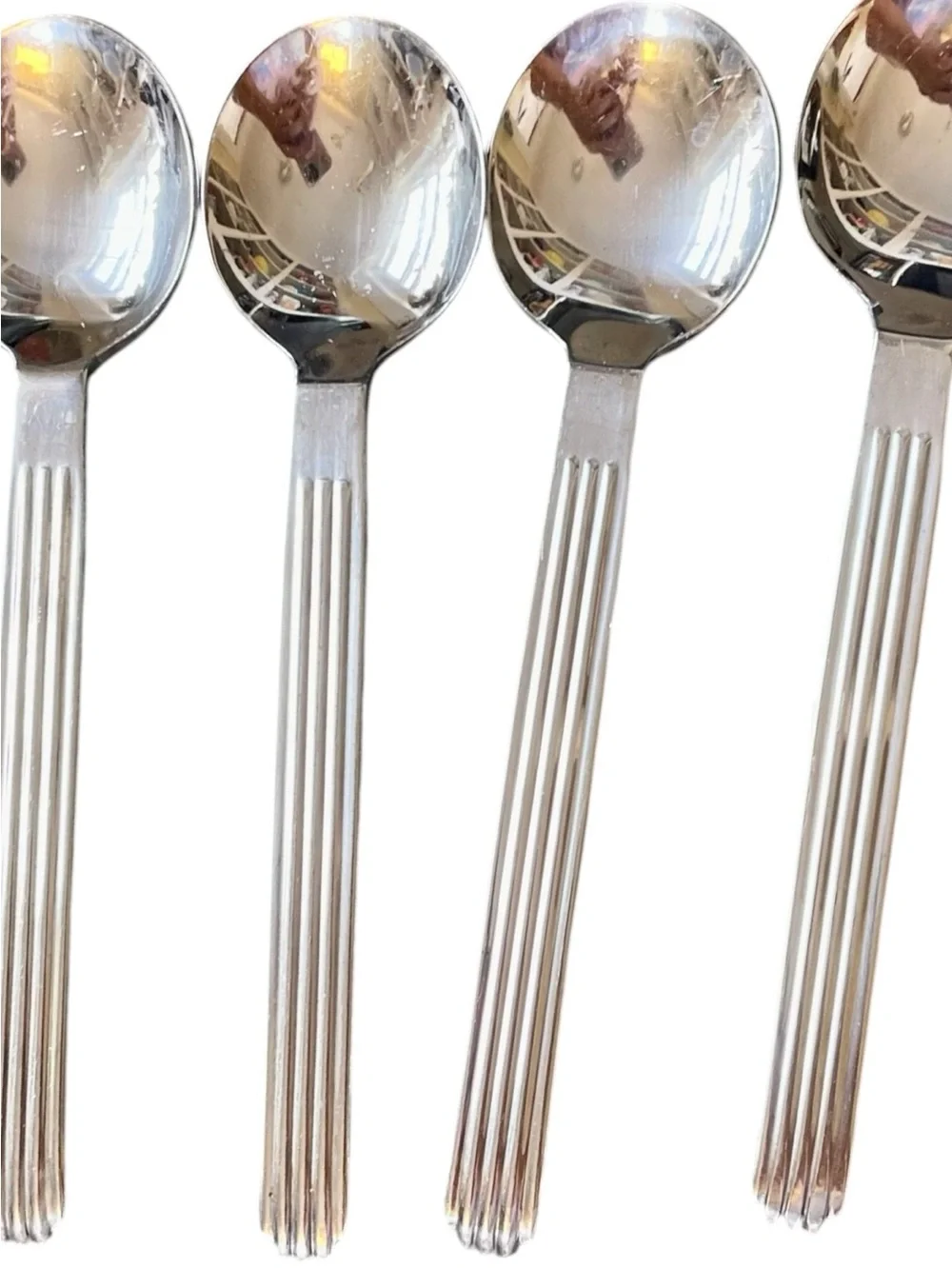 Reed and Barton Hilton head pattern, dinner, spoons, set of four